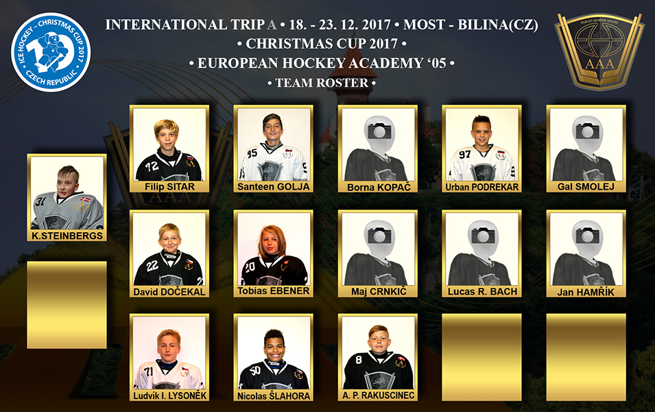 EHA's roster-Christmas Cup 2017