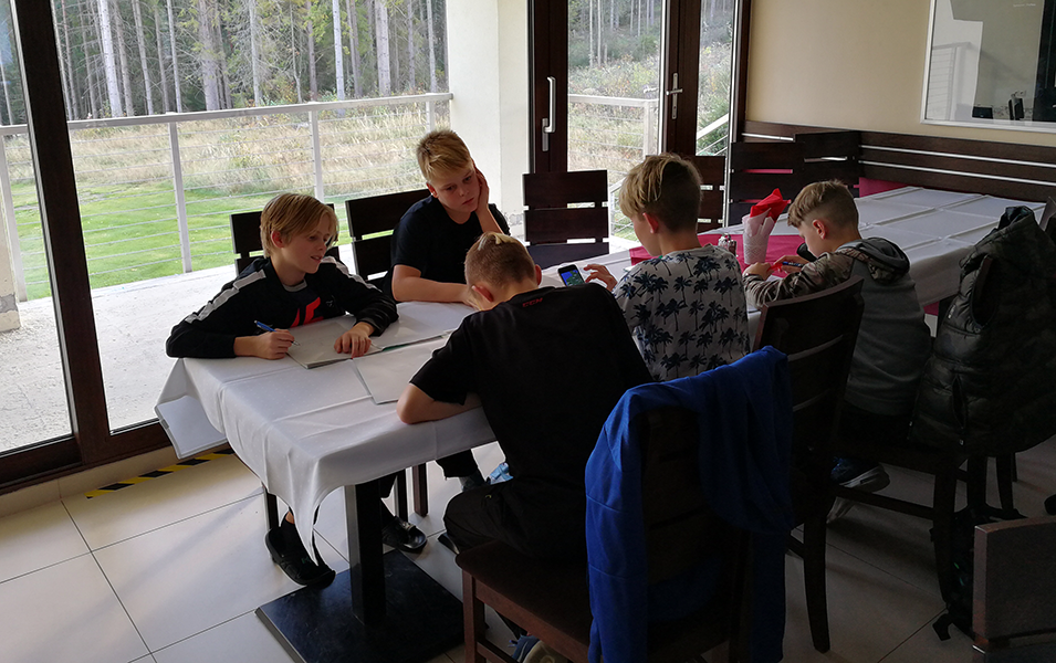 Study time at International Spring Hockey Academy
