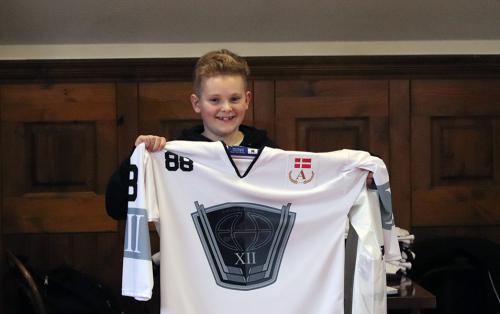 #88 Mikkel Gordon (A) presented for new A-marked jersey