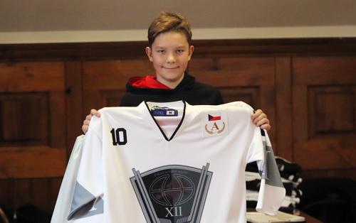 #10 Jan Hamřík (A) presented for new A-marked jersey